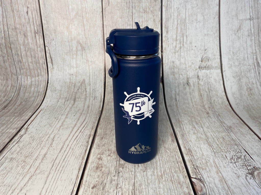 Stainless Steel Water Bottle-75th Camp Sea Gull