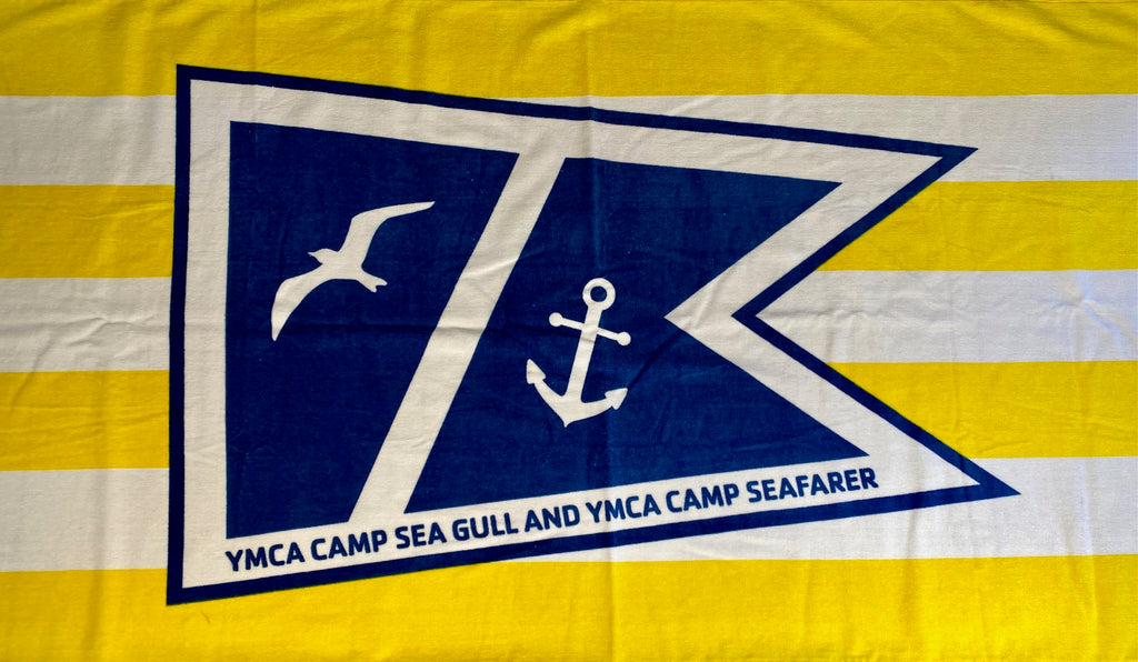 Camp Beach Towel-Dual Logo