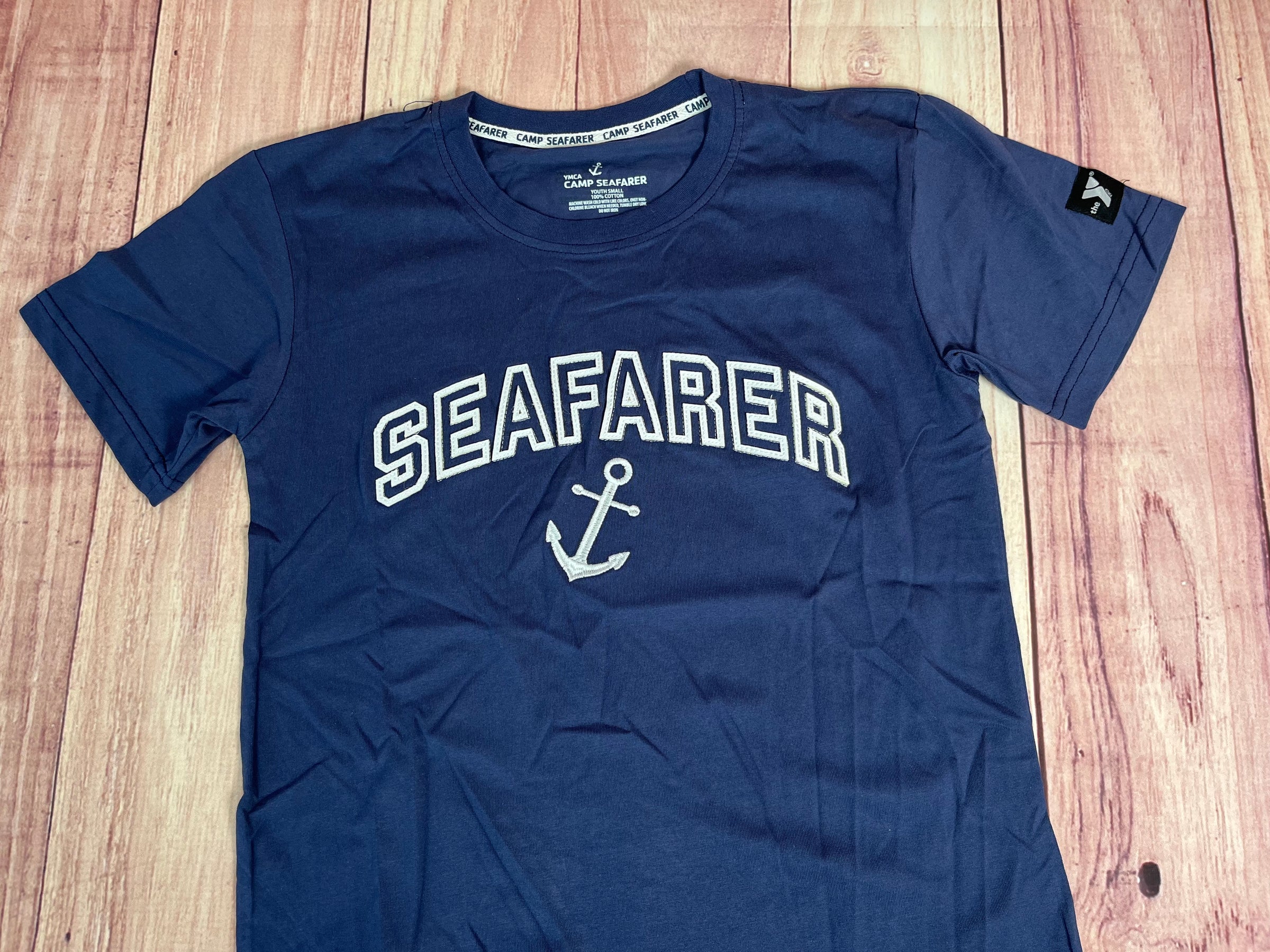 Camp Seafarer Applique T-Shirt-Adult-NEW