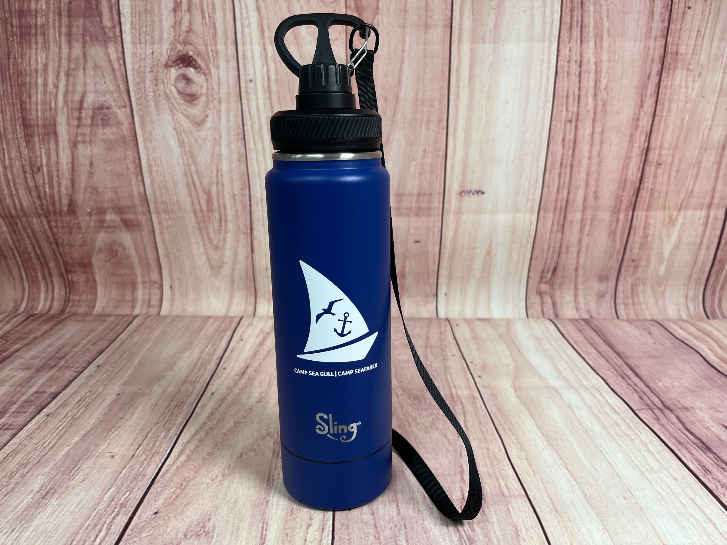 Sling Water Bottle-Dual Camp Logo-NEW