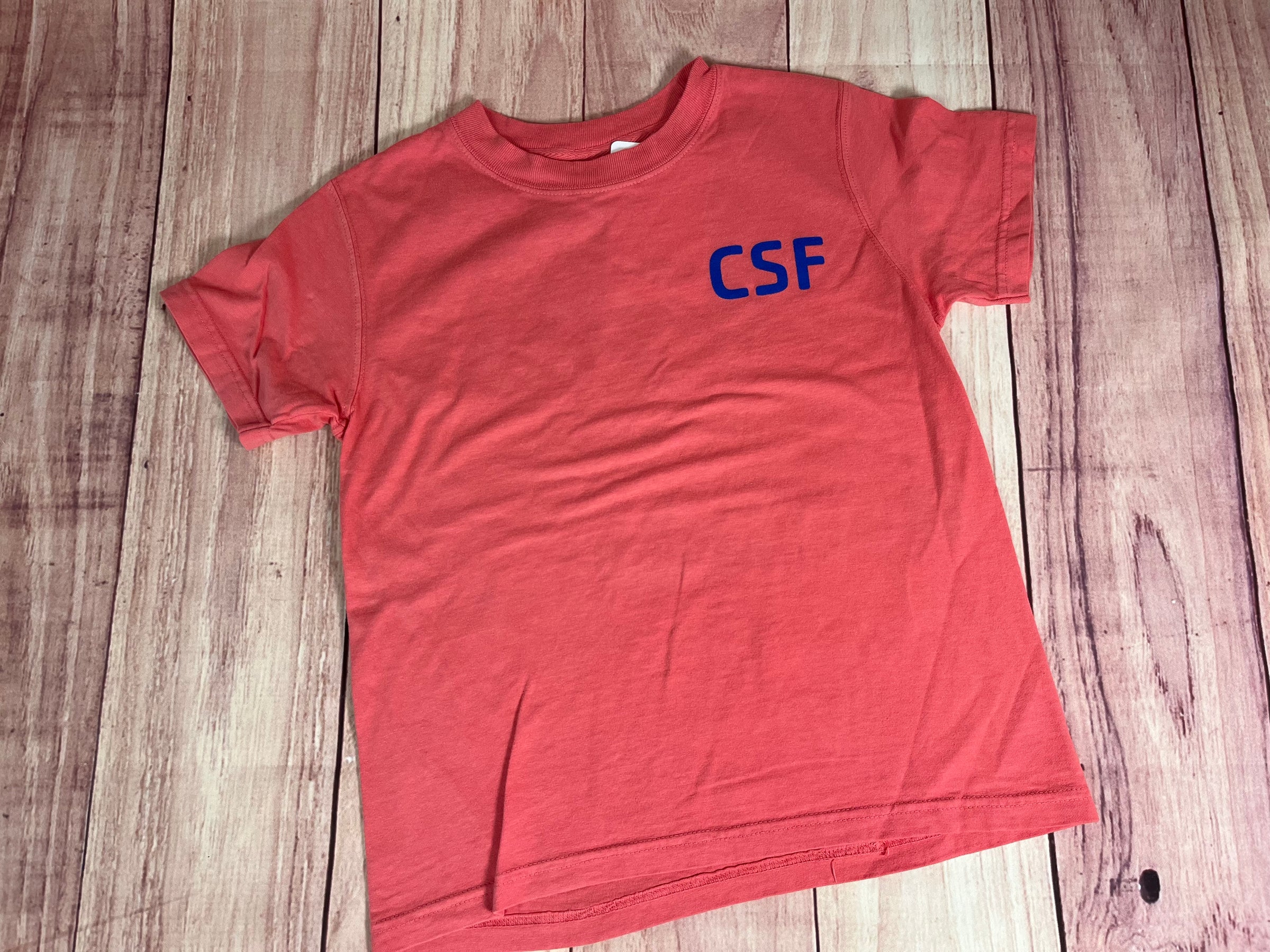 Seafarer Short Sleeve T-Shirt/Coral-NEW