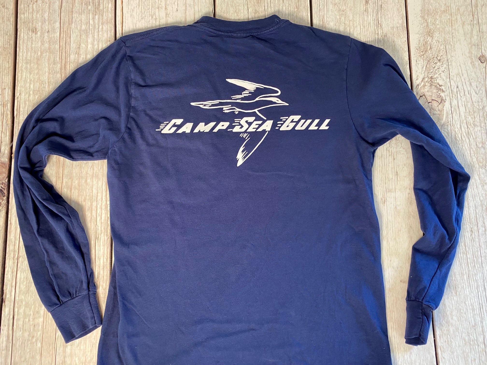 Camp Sea Gull Long Sleeve T-Shirt-Vintage Logo-Adult – Triangle Y