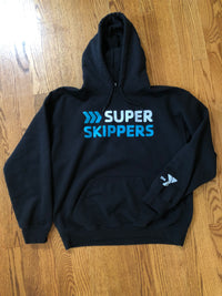 Super Skippers Black Hooded Sweatshirt
