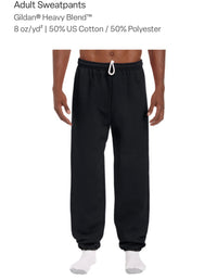 Spirit Wear - Super Skippers Logo Black Sweatpants