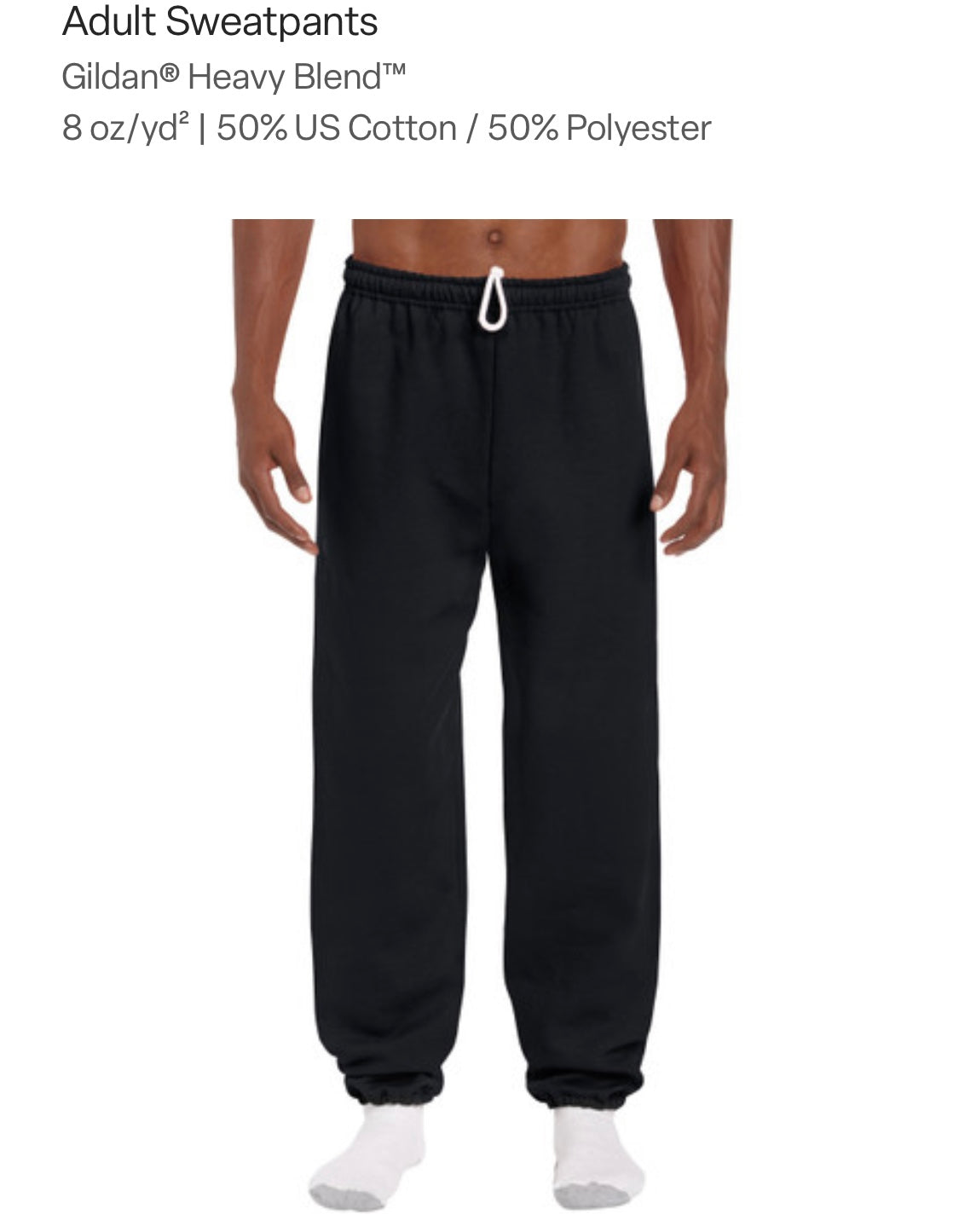 Spirit Wear - Super Skippers Logo Black Sweatpants