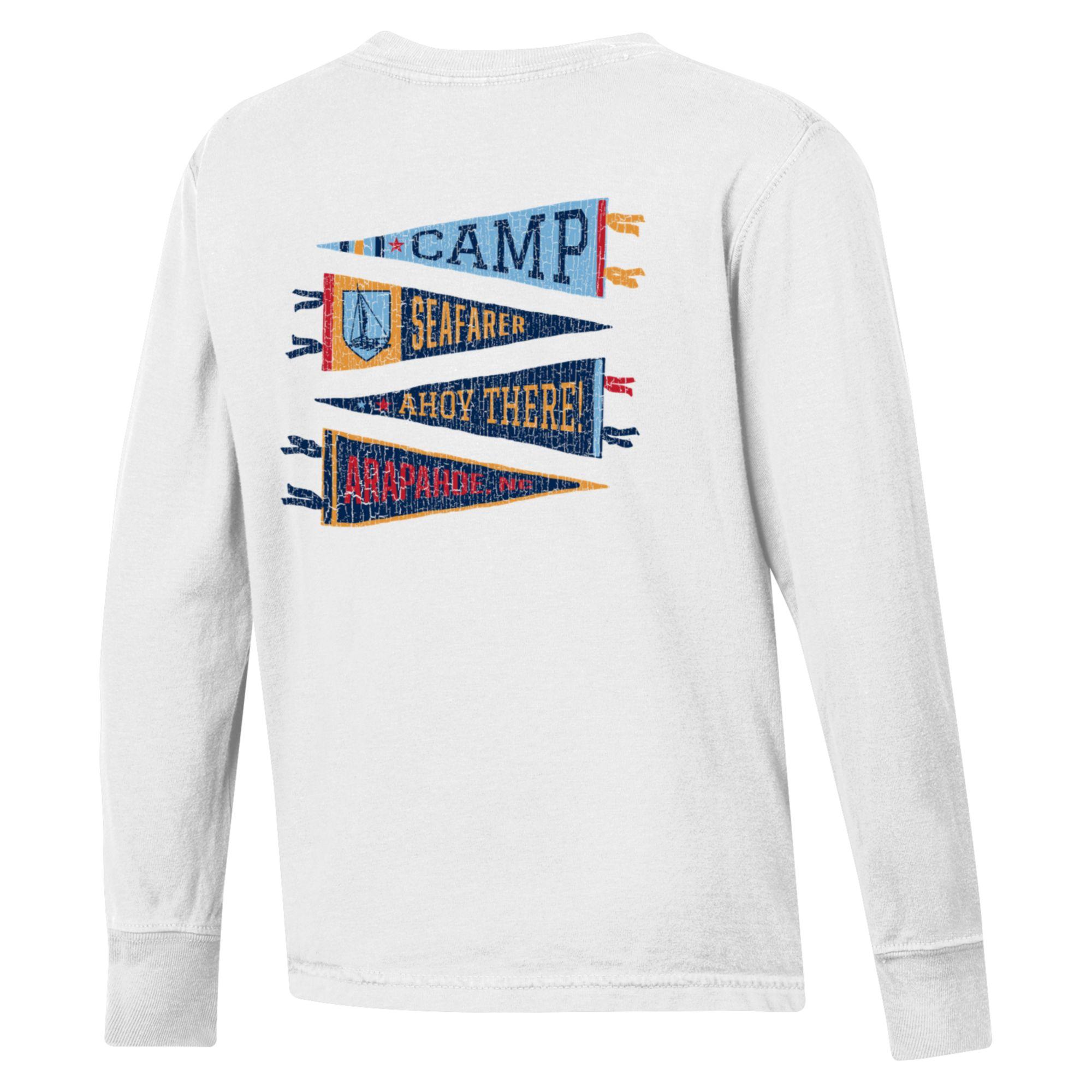 Seafarer Long Sleeve T-Shirt w/pennant-NEW