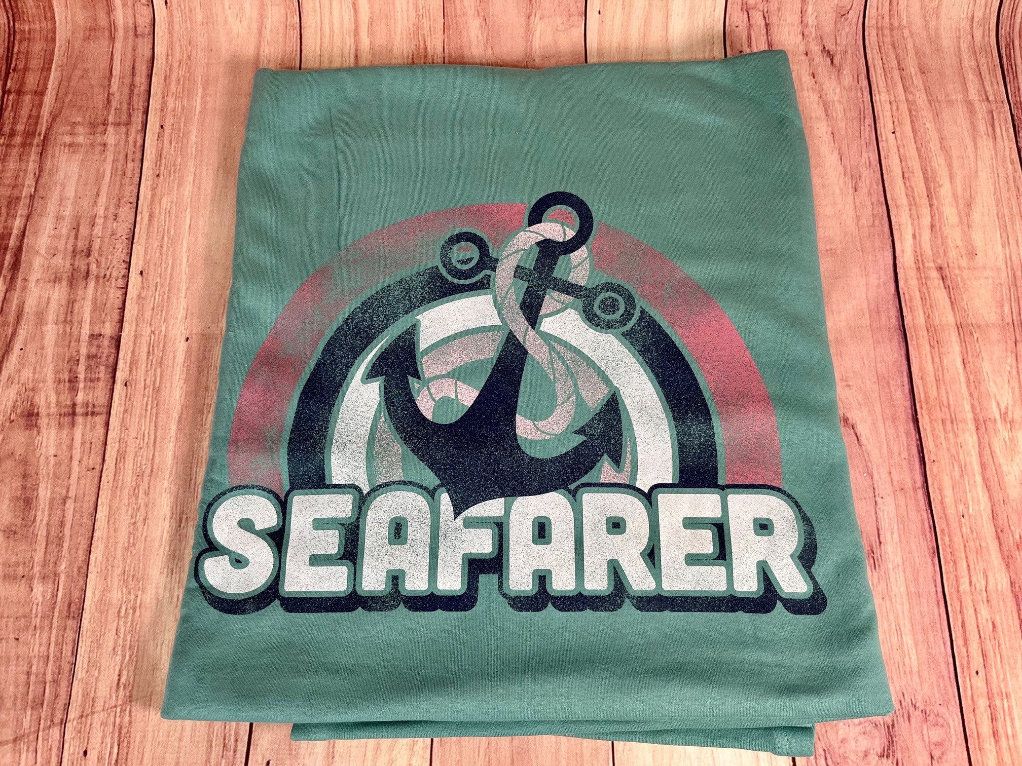 Camp Seafarer Sweatshirt Blanket-New!