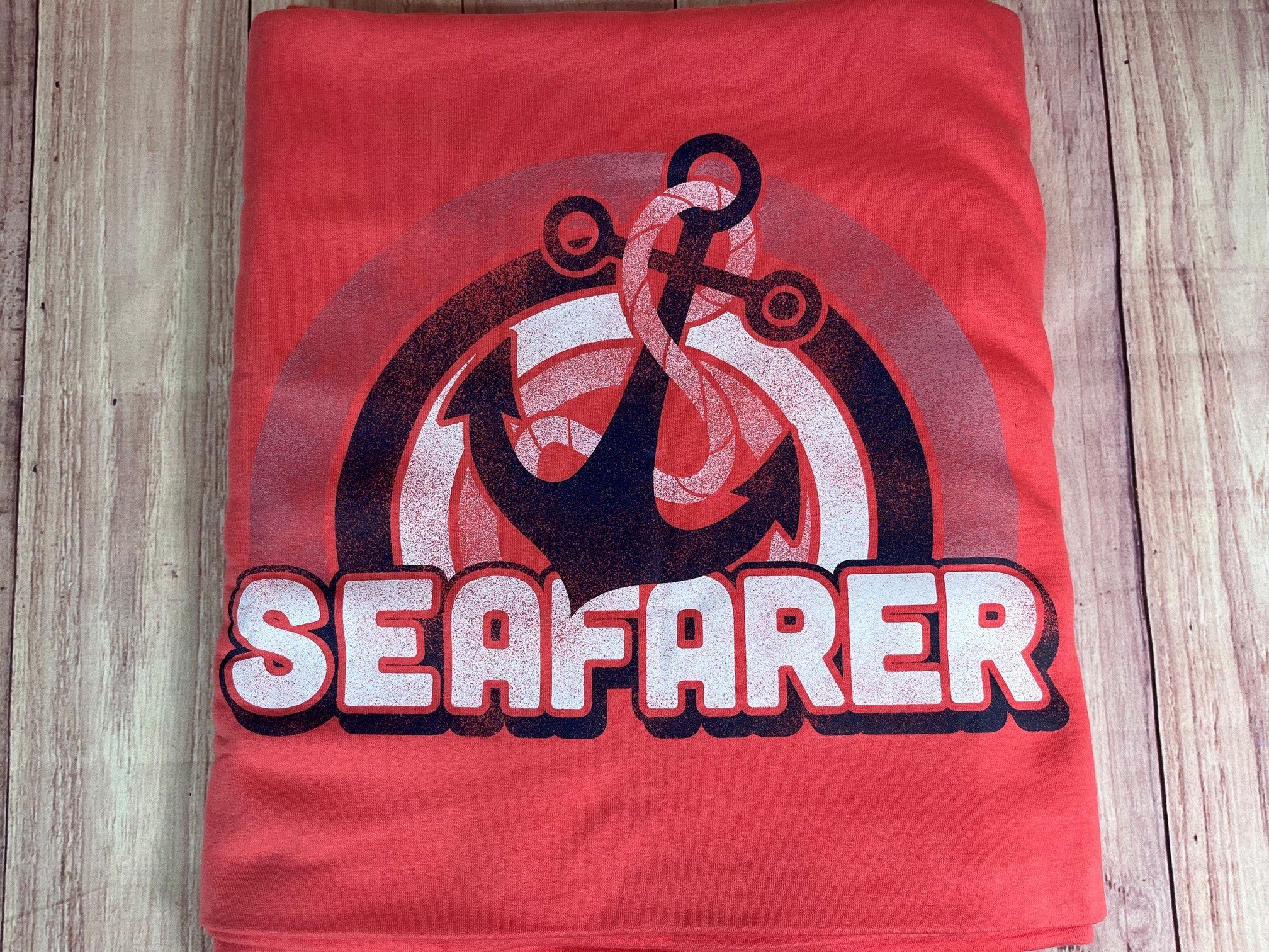 Camp Seafarer Sweatshirt Blanket-New!