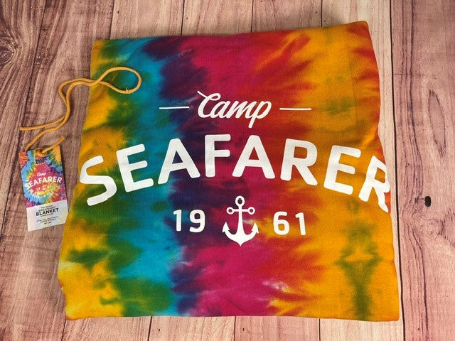 Camp Seafarer Sweatshirt Blanket-New!