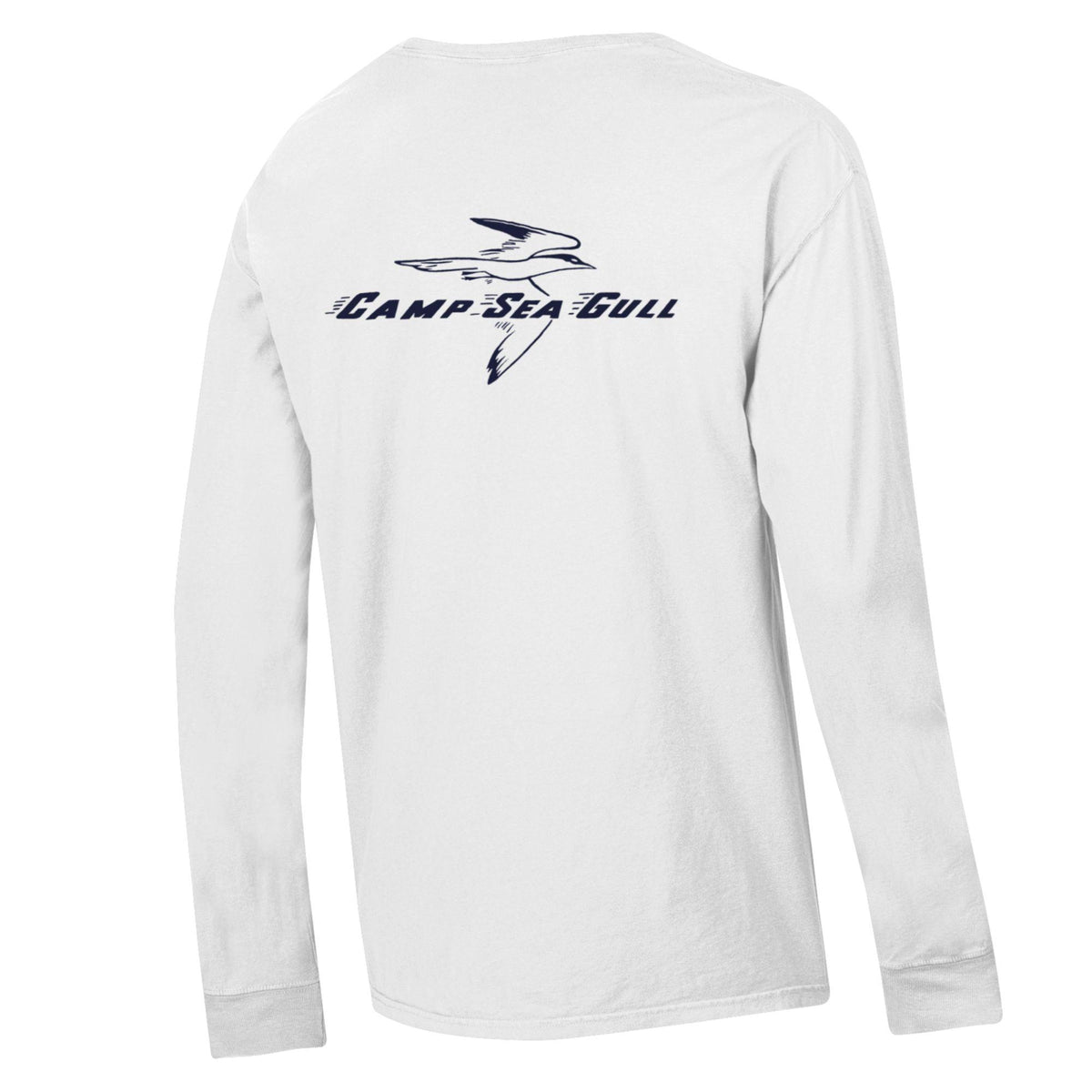 Camp Sea Gull Long Sleeve Tee w/Vintage Logo-Adult-NEW