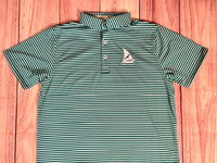 Camp Sea Gull Striped Polo-NEW