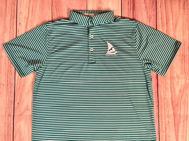 Camp Sea Gull Striped Polo-NEW
