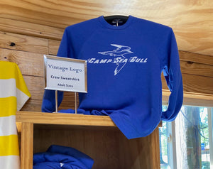 Camp Sea Gull Crew Sweatshirt Vintage Logo-Adult