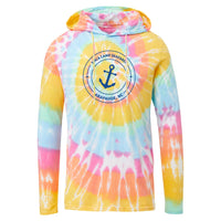 Camp Seafarer Tie Dye Hooded Tee-Adult