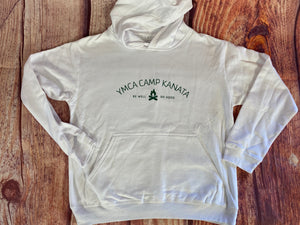 Camp Kanata White Hooded Sweatshirt-Youth