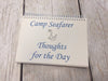 Camp Seafarer Thoughts for the Day book