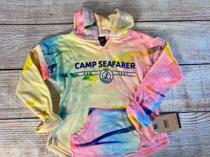 Camp Seafarer Tie Dye Hooded Sweatshirt-Adult