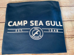 Camp Sea Gull Sweatshirt Blanket