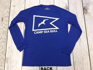 Camp Sea Gull Under Armour Long Sleeve-Adult-Royal