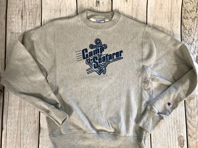 Camp Seafarer Crew Sweatshirt Limited Edition-Adult Vintage Logo