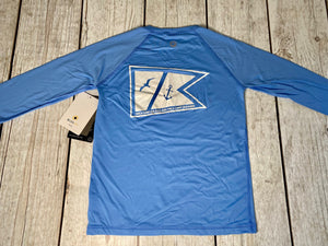 Long Sleeve Sun Block Shirt-Dual Logo-Youth-New!