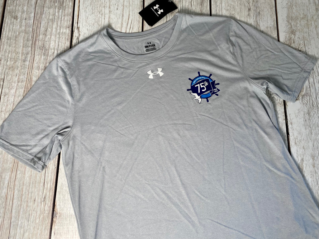Camp Sea Gull Under Armour 75th Logo Shirt-Adult-New!