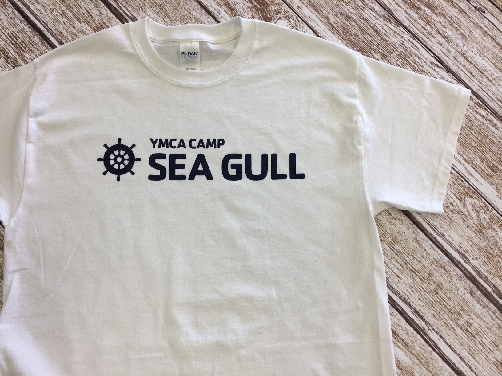 Camp Sea Gull Cotton T-shirt-Youth