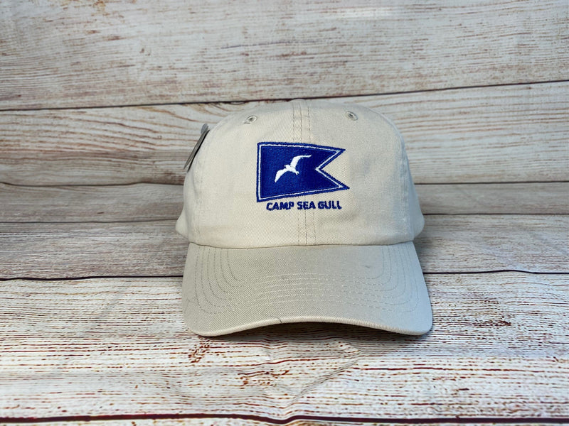 Camp Sea Gull Cotton Ball Cap-NEW