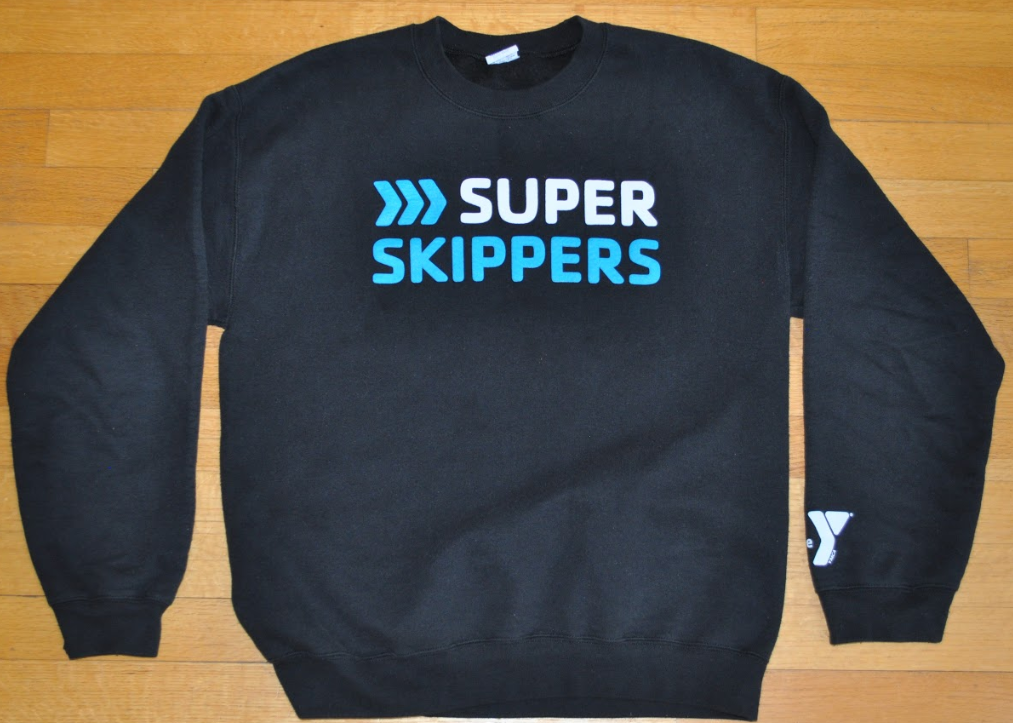 Super Skippers Black Crew Sweatshirt